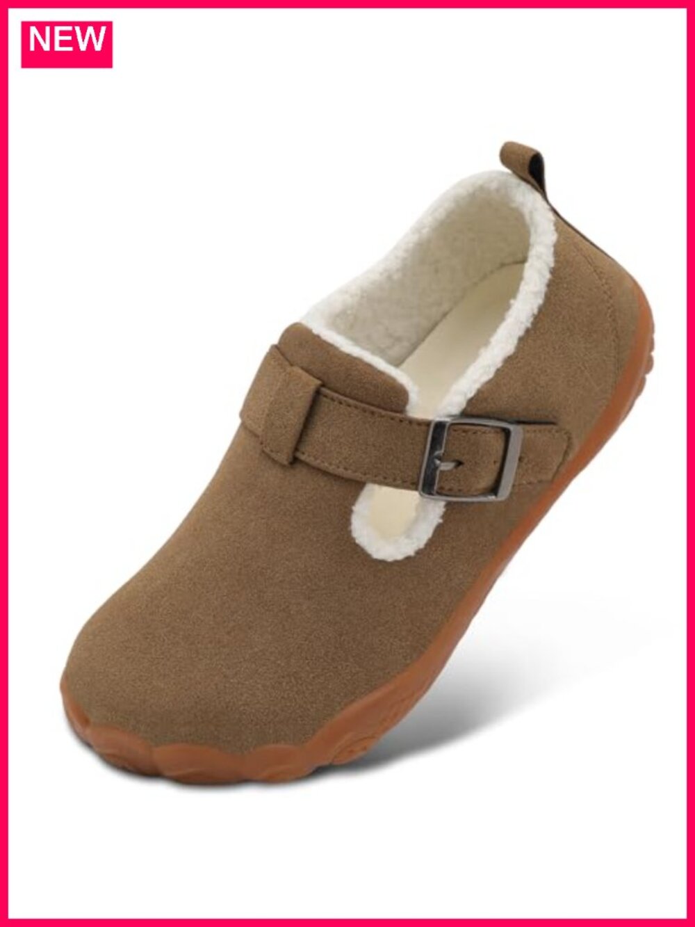 Suede Mocc Wide Barefoot Arch Support Unisex House Shoes
